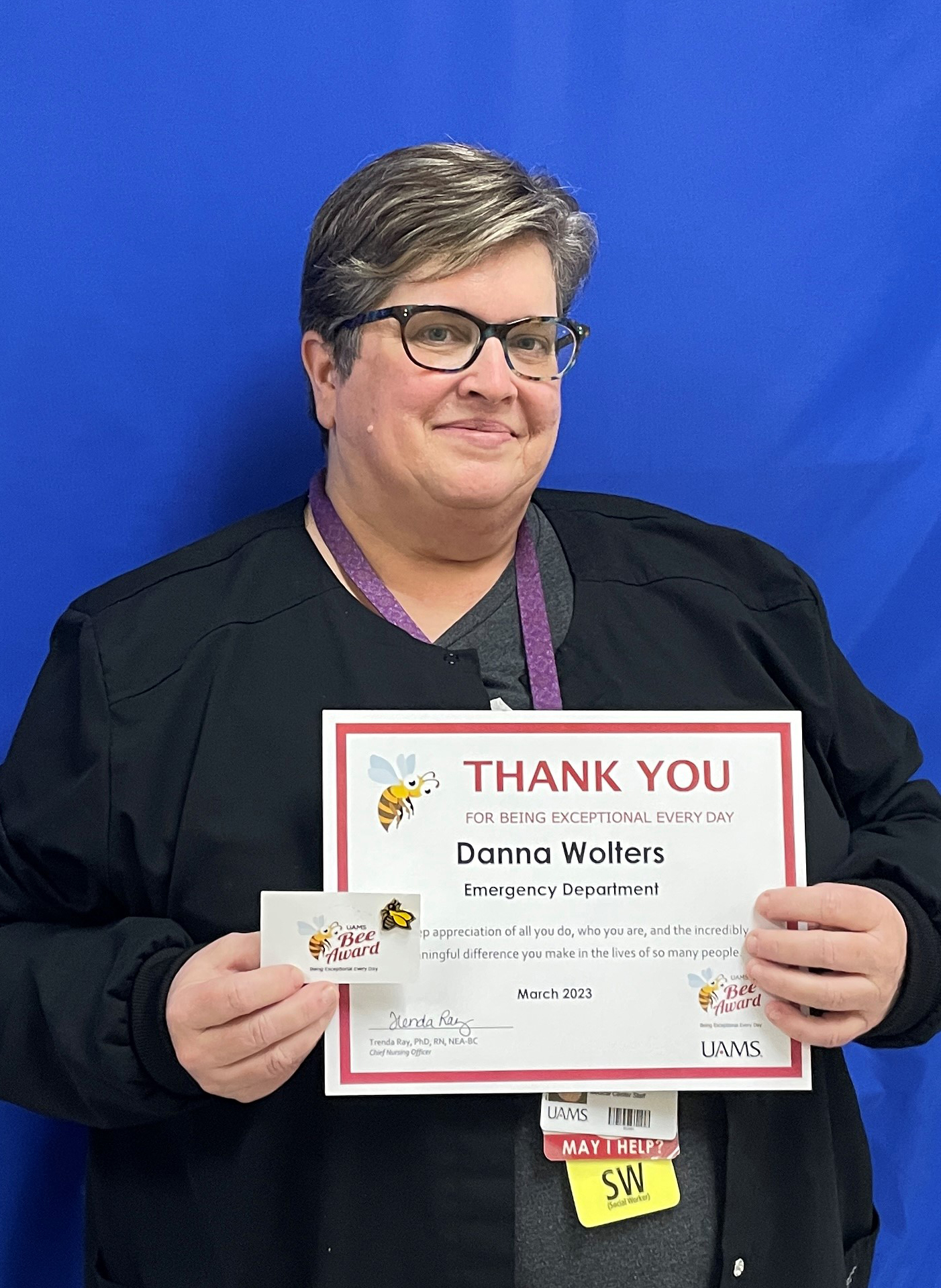 Danna Wolters, Social Worker in the Emergency Department