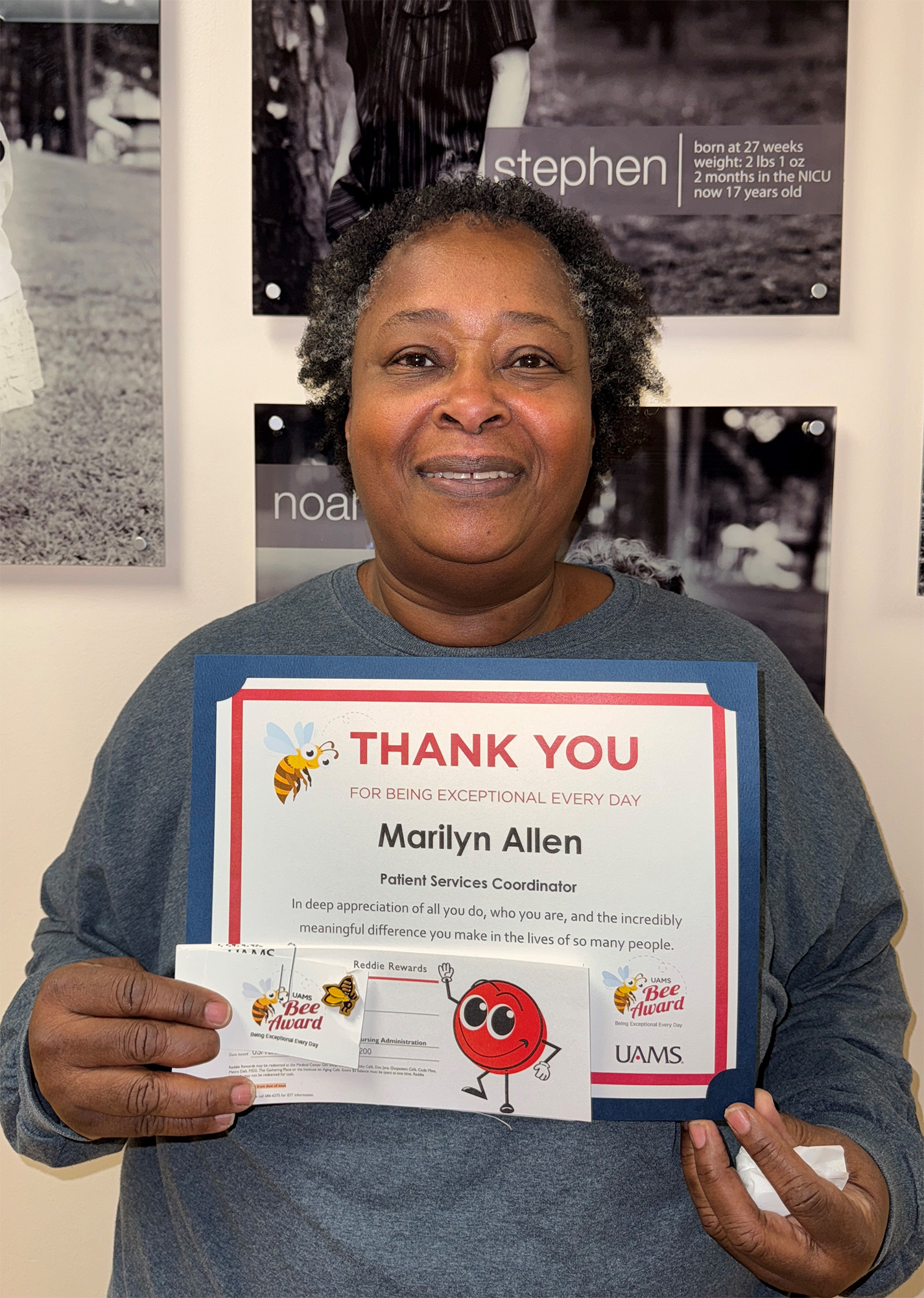 Marilyn Allen is a PSC in the F5 - NICU