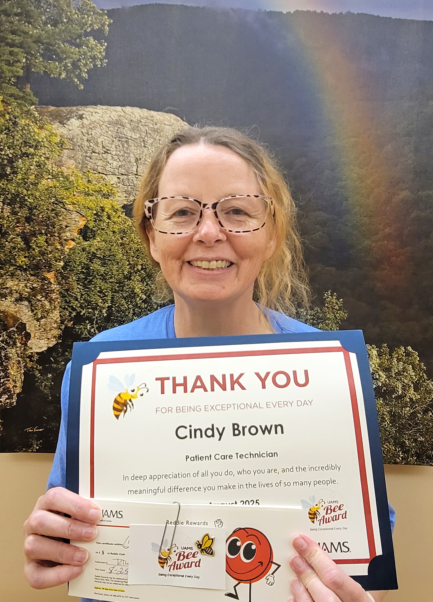 Cindy Brown is a Patient Care Technician in the Float Pool Unit