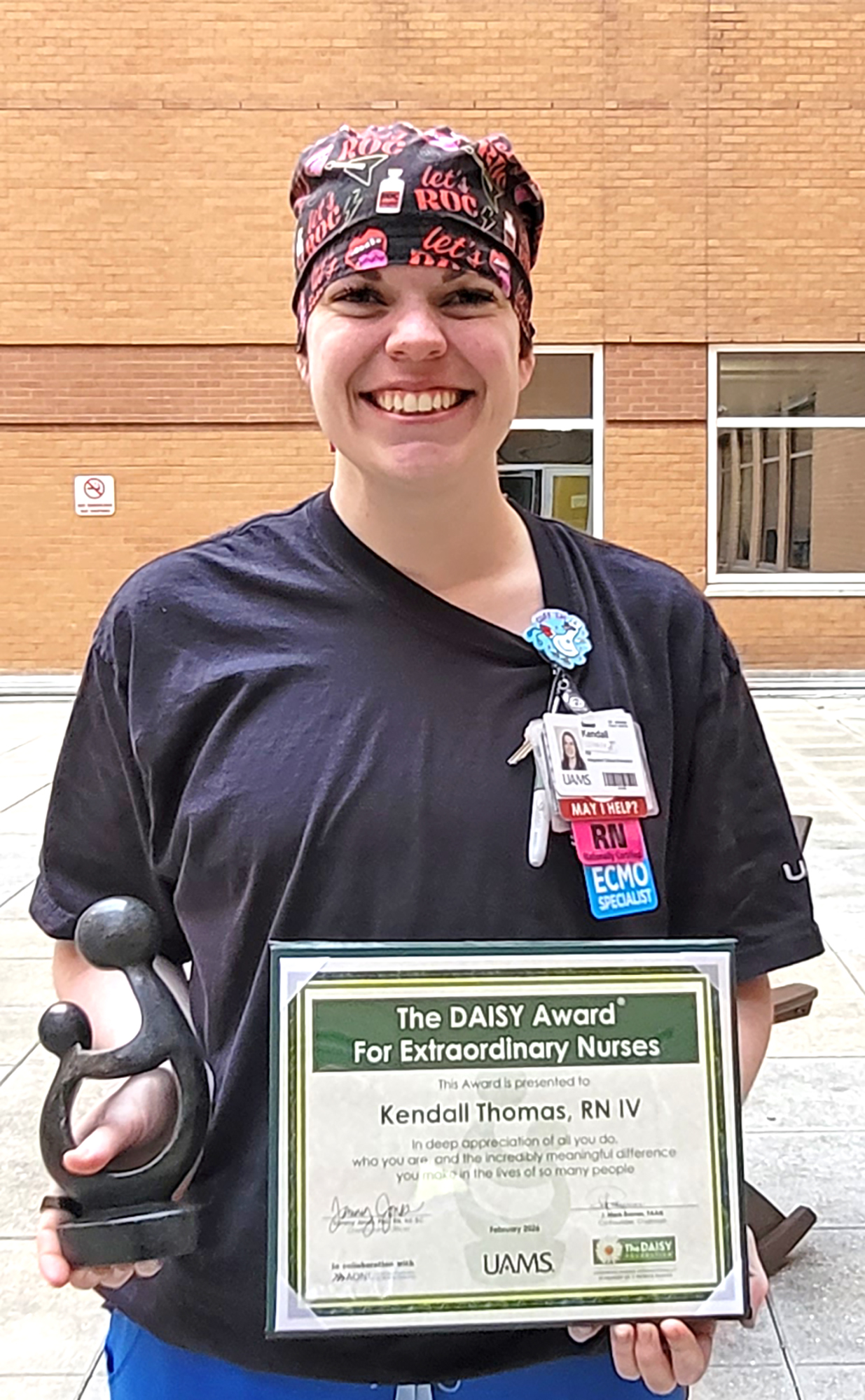 Kendall Thomas, RN IV, H4 - Trauma Surgical Cardiovascular Intensive Care
