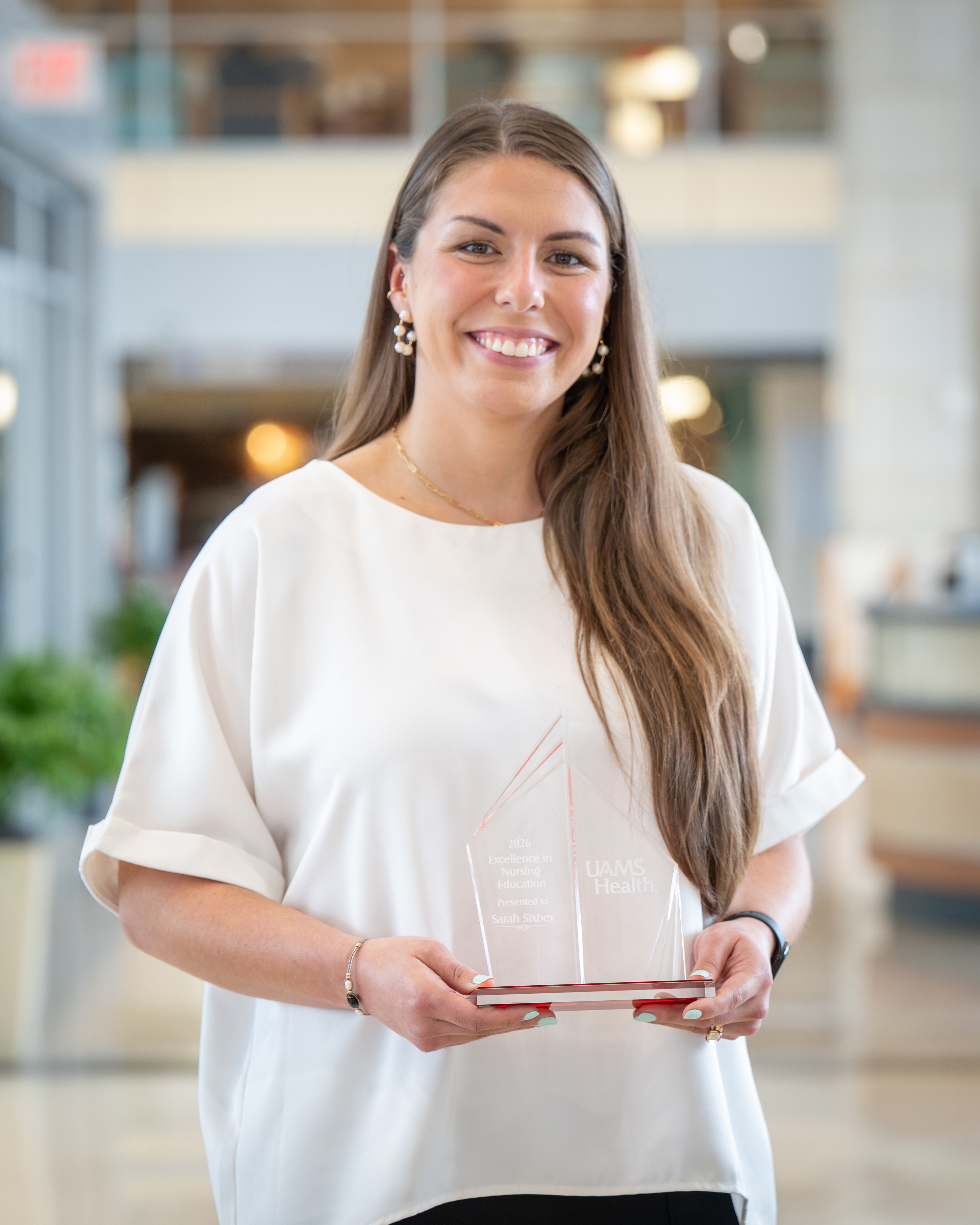 2026 Excellence in Nursing Education Winner:  Sarah Sixby, RN, Clinical Services Manager, UAMS Institute for Community Health Innovation