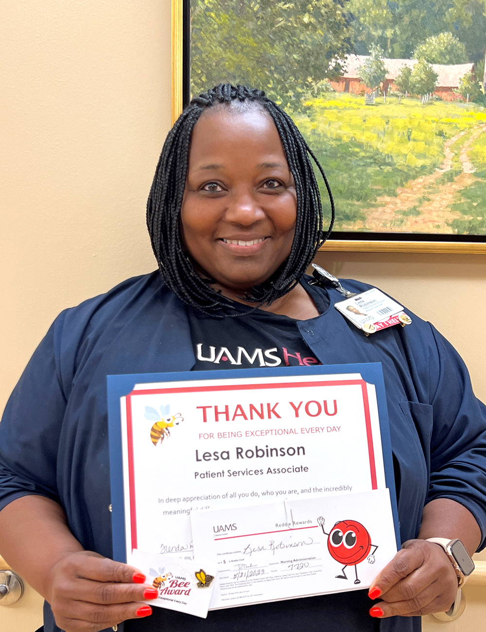 Lesa Robinson, Patient Service Associate on the H8 - Neurology/Neurosurgery