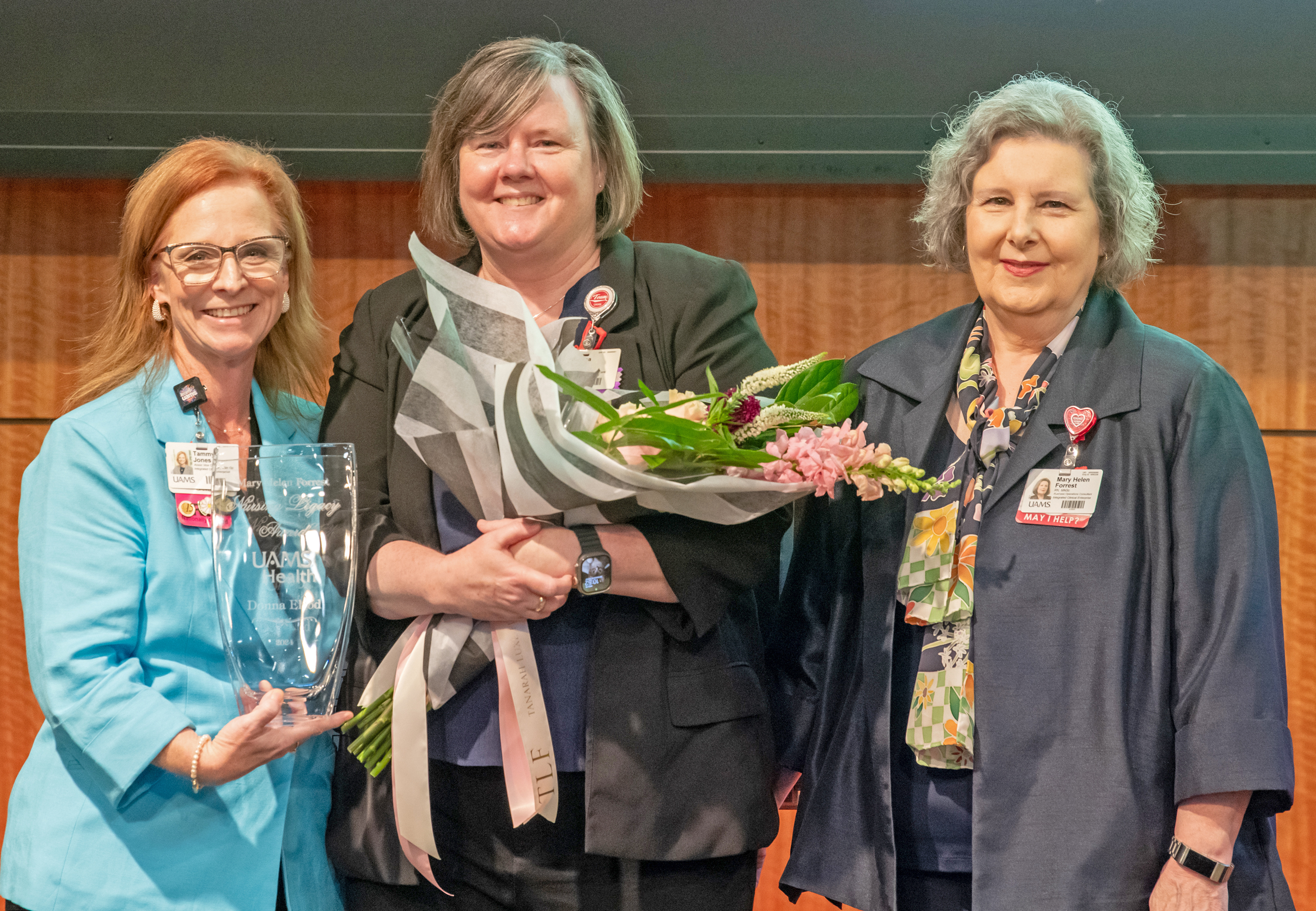 Tammy Jones, PhD, RN, NE-BC, Donna Elrod, PhD, RN and Mary Helen Forrest, MNSc, RN, NEA-BC