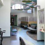 Lobby of of UAMS Health Family Medical Center in Texarkana