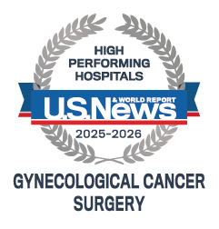 U.S. News High Performing Procedure Emblem for Gynecologic Cancer Surgery 