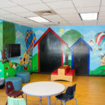 The child waiting room in the James L. Dennis Developmental Center
