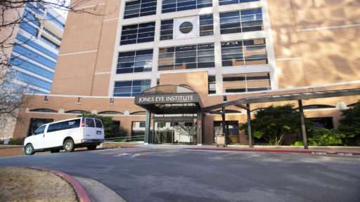 Exterior of the UAMS Harvey and Bernice Jones Eye Institute