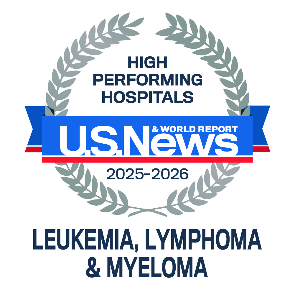 U.S. News High Performing Condition Emblem for Leukemia, Lymphoma and Myeloma