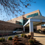 Entrance into the UAMS Baptist Health Cancer Center