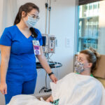 UAMS Health provider and patient in Infusion Center B