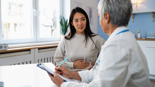 doctor talking to a patient