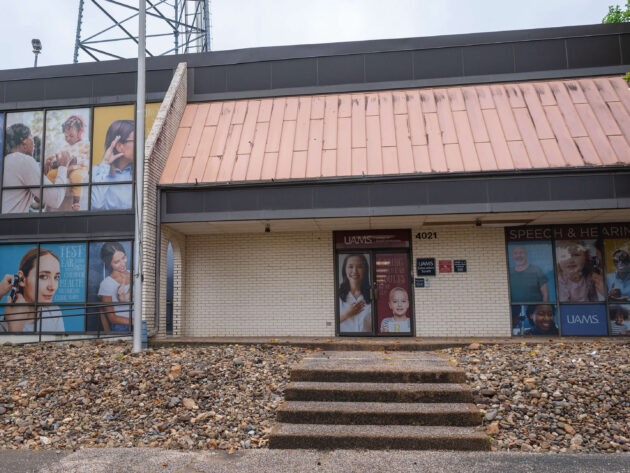 Exterior of the UAMS Speech and Hearing Clinic