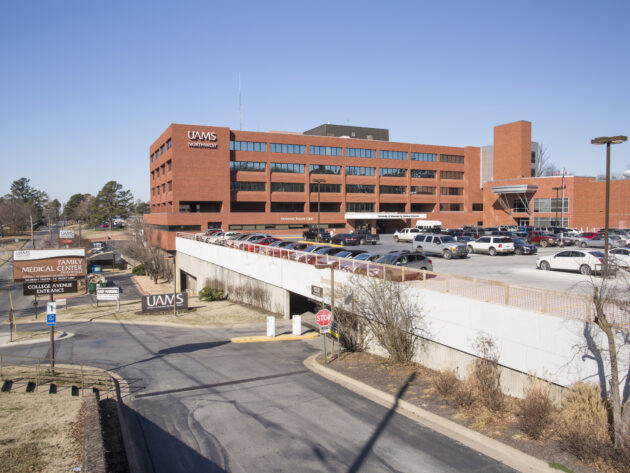 UAMS Northwest exterior (FMC sign)