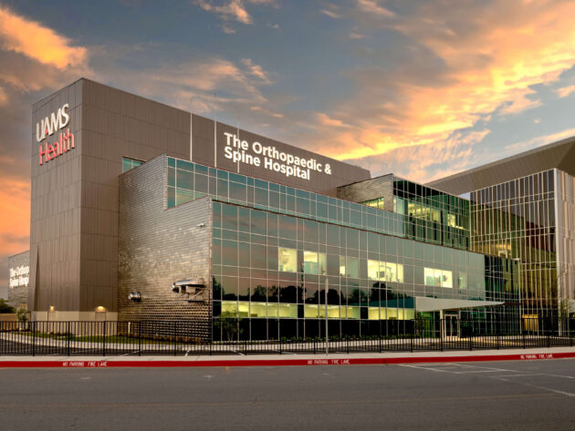 The exterior of the Orthopaedic and Spine Hospital