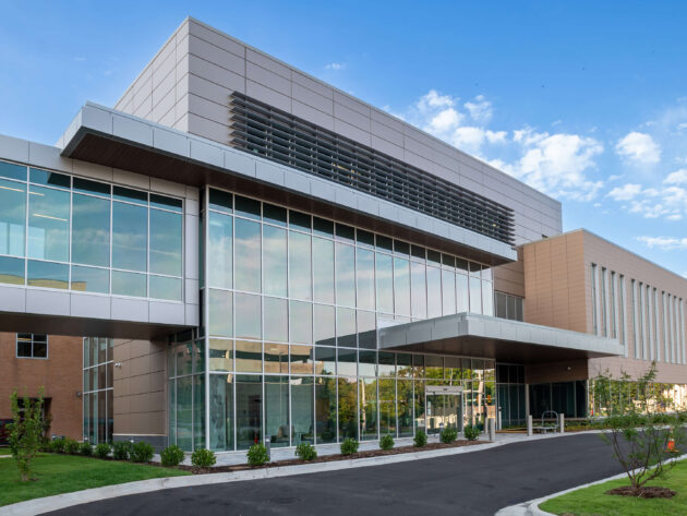 Exterior of Radiation Oncology Center and Proton Center of Arkansas